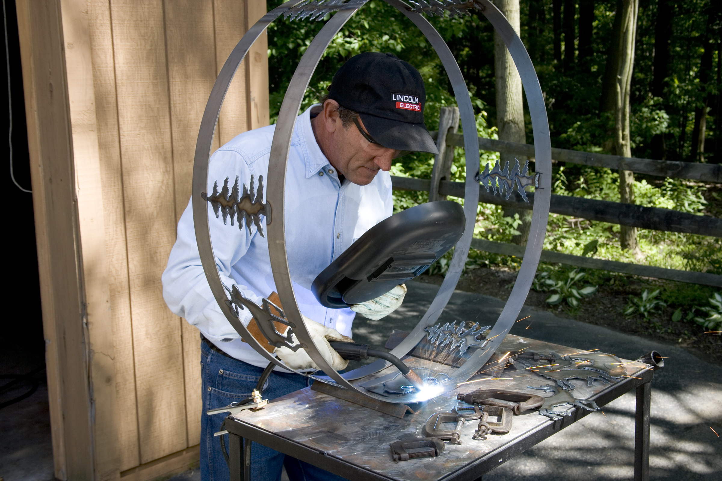 welding project. fire ring