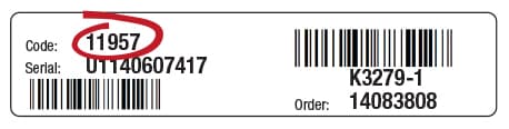 code-label