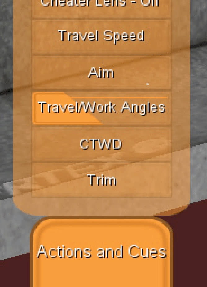 How to read the the travel cue